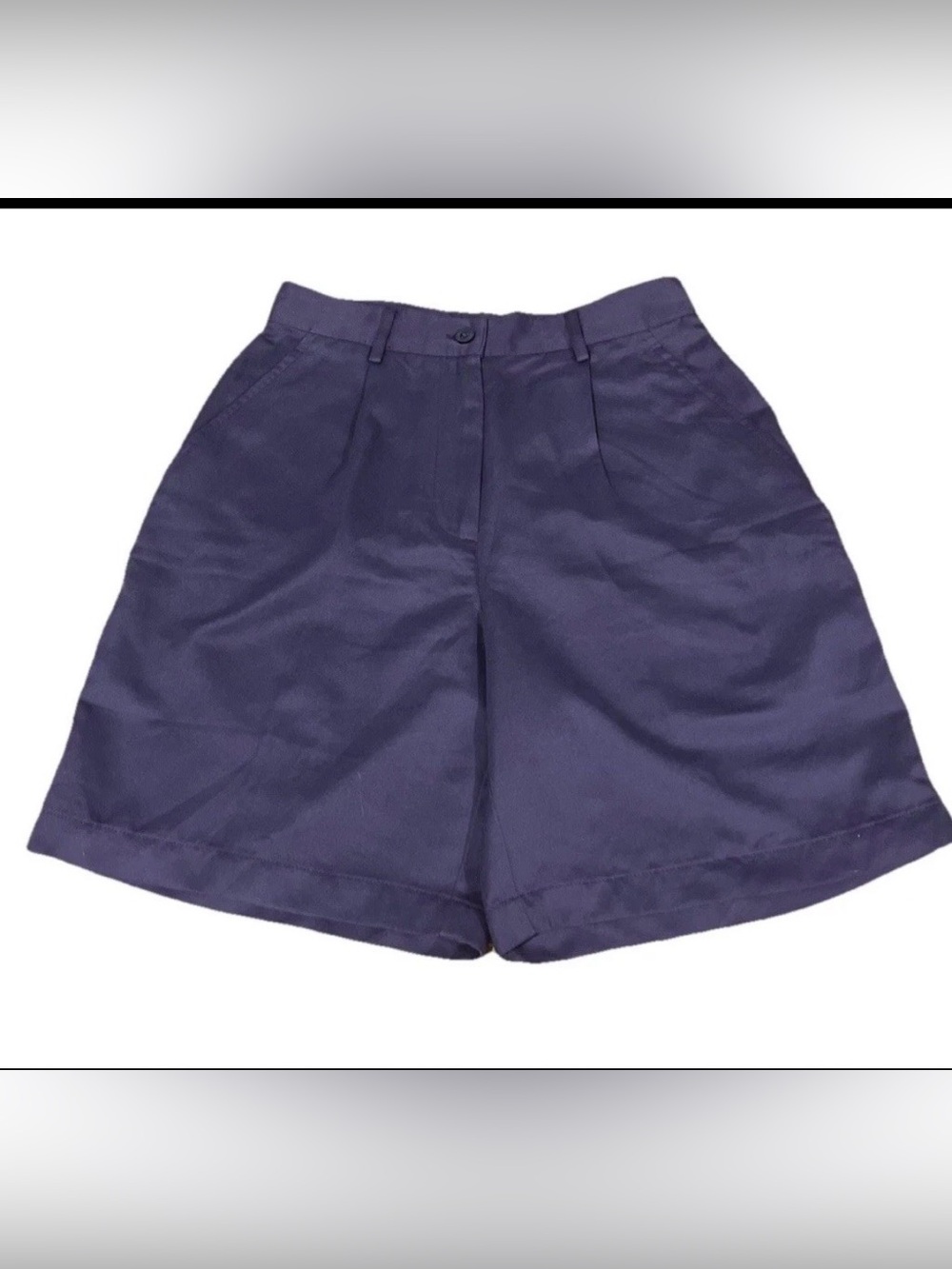 NWT Nike Swoosh Women Pleated Purple Soft Golf Shorts 260951 Sz 4 - 19” Athletic